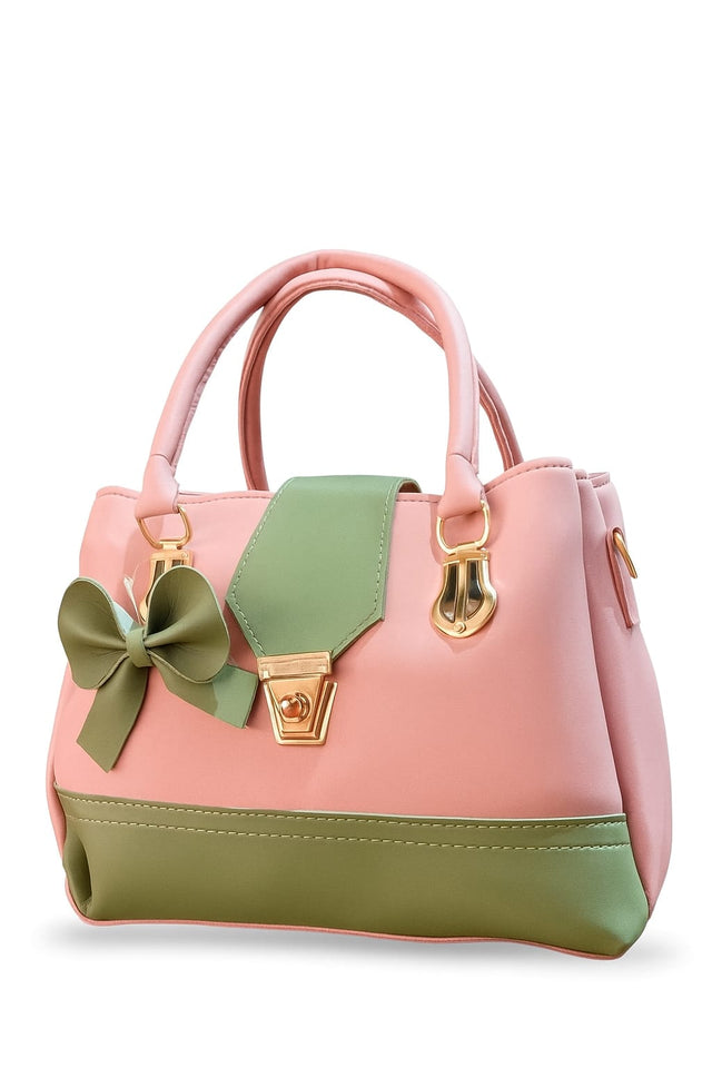 Green&Pink Shouler Bag