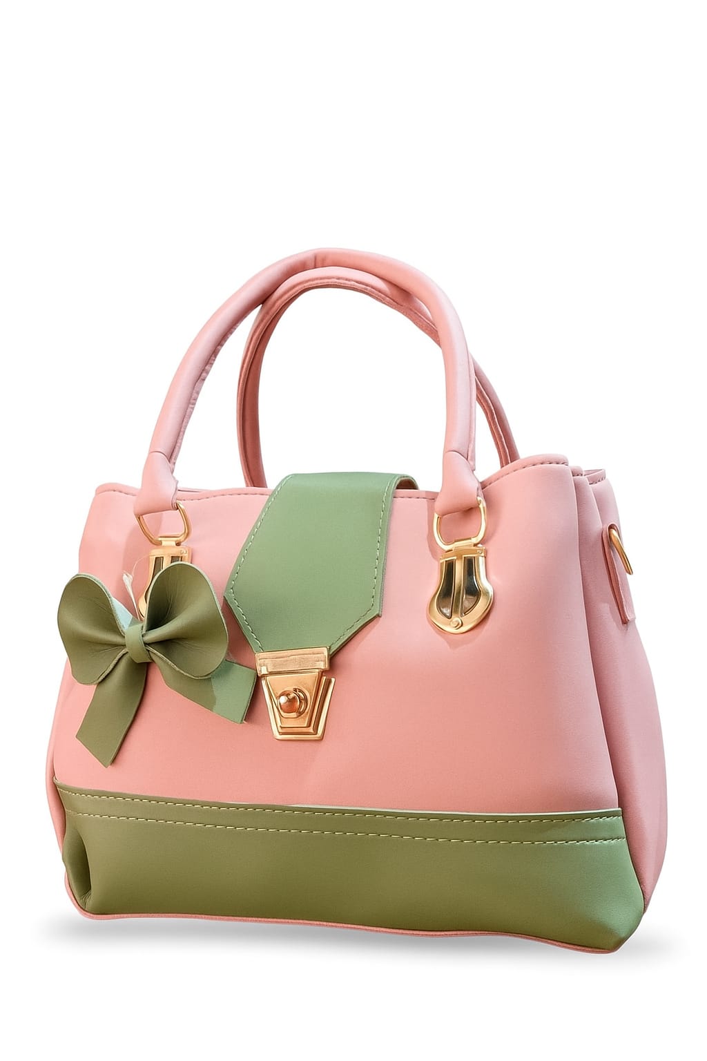 Green&Pink Shouler Bag